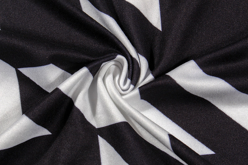 Fashion Houndstooth Printed Long Sleeve Cardigan Casual Jacket