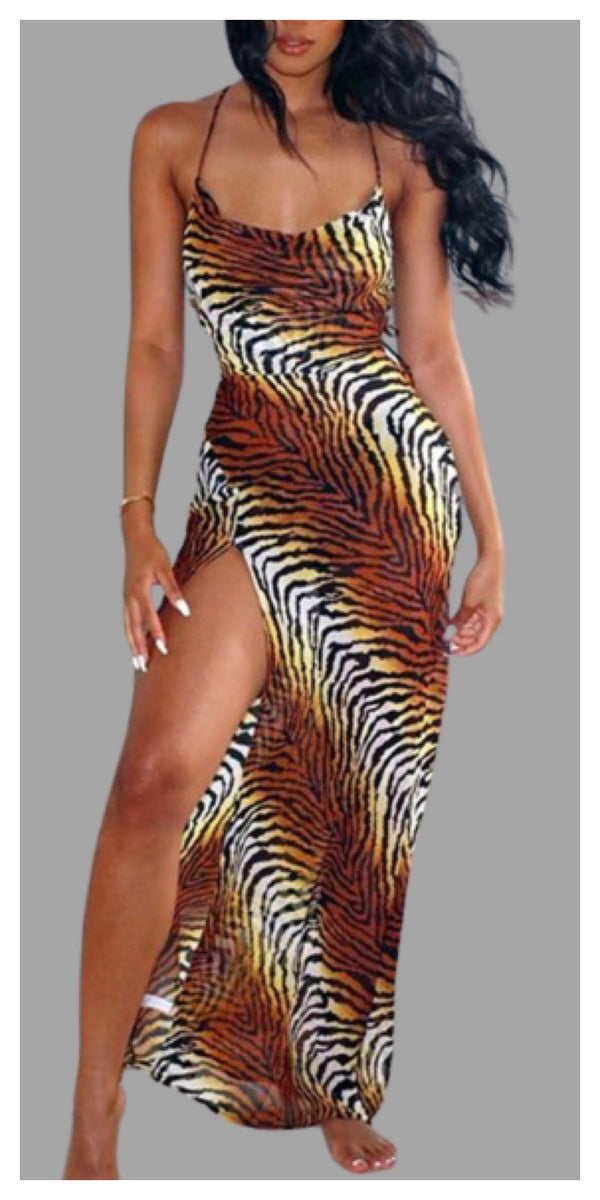 Eye Of The Tiger Dress - Sexy~N~Snappy
